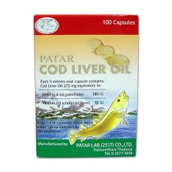 (鳕鱼鱼肝油)275 毫克Patar Cod Liver Oil 
