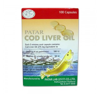 (鳕鱼鱼肝油)275 毫克Patar Cod Liver Oil 