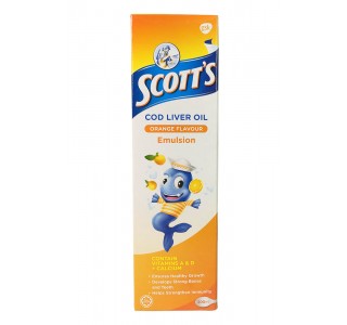 司各脱 鱼肝油 橙味 乳液 SCOTT'S COD LIVER OIL ORANGE FLAVOUR